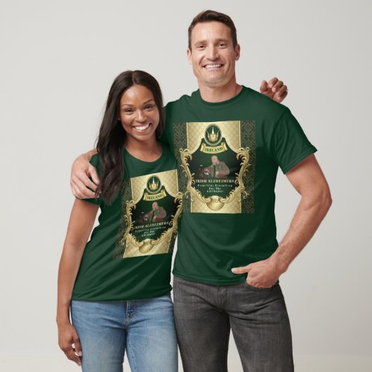 T-shirt Irlandais Alzheimer's Funny St. Paddy Gangster T-S (Unisexe)