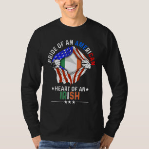 T-shirt Irlandais Américain Amérique Fierté Étranger Irlan