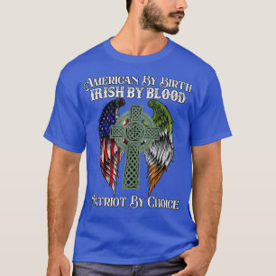 T-shirt Irlandais Américain Par Naissance Irlandais Par St