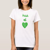 T-shirt Irlandais au coeur (Devant)