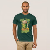 T-shirt Irlandais Beer Clover Grunge Funny St Patrick Day  (Devant entier)