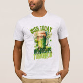 T-shirt Irlandais Beer Grunge Clover Fundy St Patrick Day  (Devant)