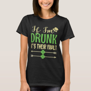 T-shirt Irlandais bu humoristique drôle de partie du jour