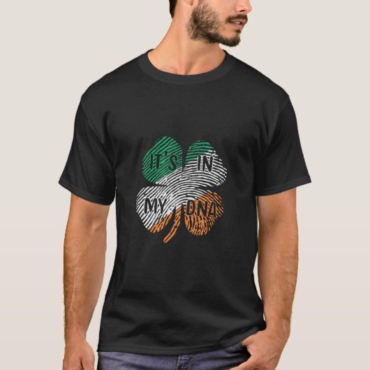T-shirt Irlandais C'Est Dans Mon ADN (Devant)