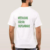 T-shirt irlandais de diplomate (Dos)