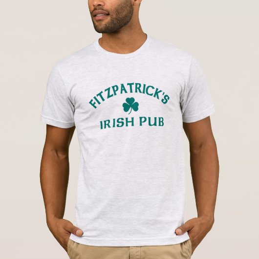T-shirt irlandais de Fitzpatrick Pub (Devant)