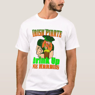 T-shirt irlandais de pirate