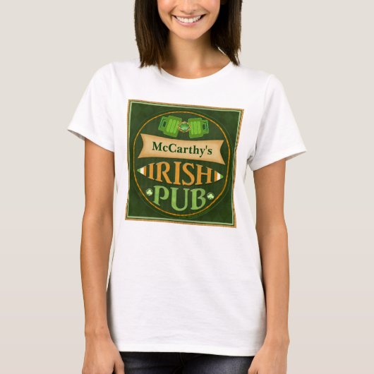 T-shirt irlandais de Pub du jour de St Patrick (Devant)