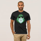 T-shirt irlandais de singe (Devant entier)