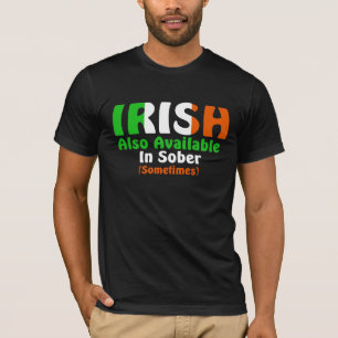 T-shirt Irlandais Également Disponible Dans Sober