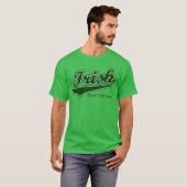 T-shirt irlandais fait sur commande personnalisé (Devant entier)