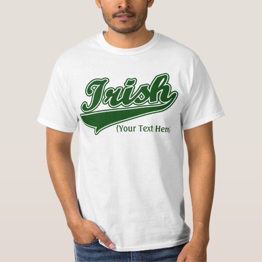 T-shirt irlandais fait sur commande personnalisé (Devant)