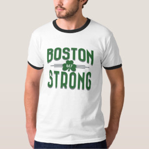 T-shirt Irlandais fort de shamrock de Boston Deco