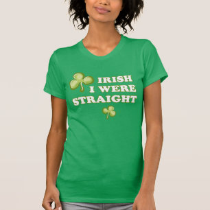 T-shirt Irlandais j'étais droit