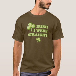 T-shirt Irlandais j'étais hétéro