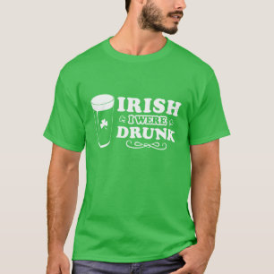 T-shirt Irlandais j'étais ivre