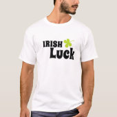 T-shirt Irlandais Luck Green Clover Saint Patrick`s Day (Devant)
