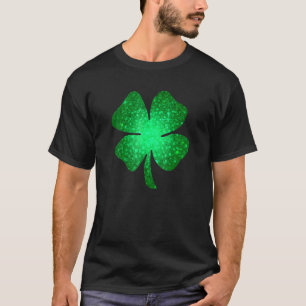 T-shirt Irlandais Lucky Shamrock Green Four Leaf C St Patr