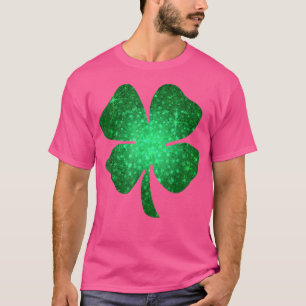 T-shirt Irlandais Lucky Shamrock Vert Quatre feuilles Clov