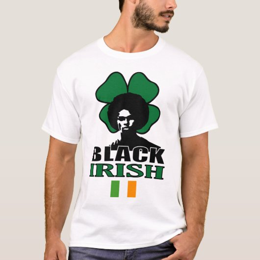 T-shirt Irlandais noir (Devant)