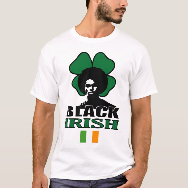 T-shirt Irlandais noir (Devant)