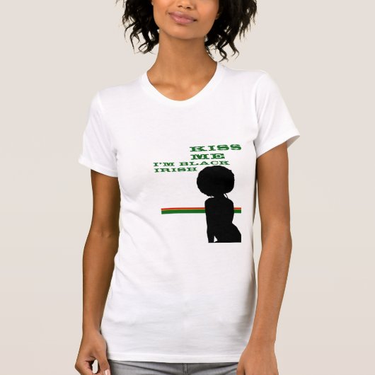 T-shirt Irlandais noir (Devant)