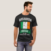 T-shirt Irlandais Par Naissance Irlandais Par Grace Of God (Devant entier)