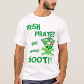 T-shirt irlandais Pirate de la Saint-Patrick (Devant)