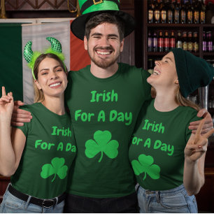 T-shirt Irlandais Pour Une Journée