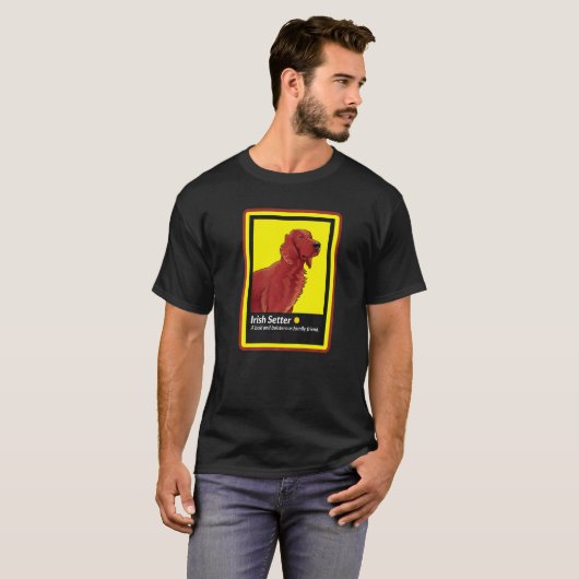 T-shirt Irlandais Setter Chien Love Chien Maman Irlandais  (Devant entier)