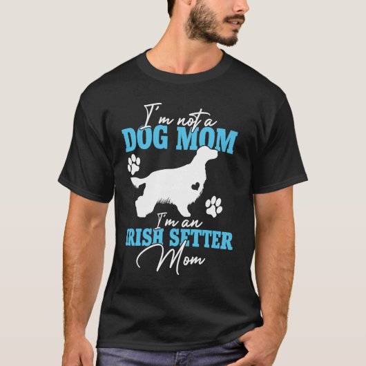 T-shirt Irlandais Setter Chien Maman Femmes pour Chien Cut (Devant)