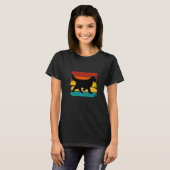 T-shirt Irlandais Setter Chien mignon Setter irlandais Sun (Devant entier)