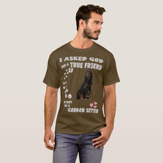 T-shirt Irlandais Setter Dog Mom Anglais Setter Dad print (Devant entier)