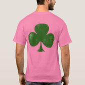 T-shirt Irlandais St. Patrick's Day Grunge Clover (Dos)