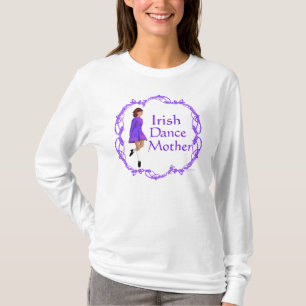 T-shirt Irlandais Step Dance Mère - Violet
