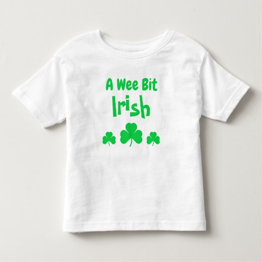 T-shirt irlandais Wee Bit Toddler (Devant)