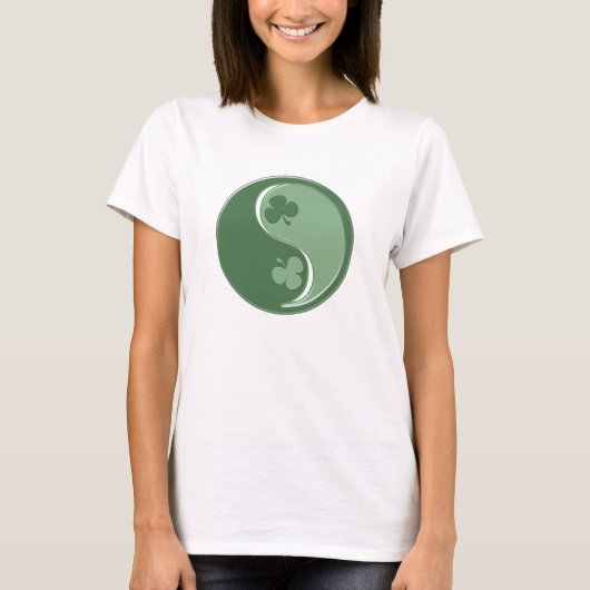 T-shirt irlandais Yin Yang (Devant)