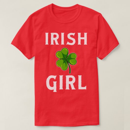 T-shirt Irlandaise Jour de la Saint Patrick fille (Design devant)