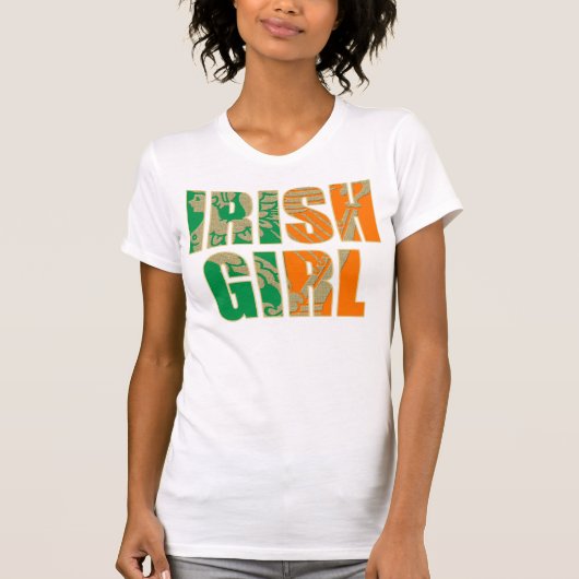 T-shirt Irlandaise Jour de la Saint Patrick fille (Devant)