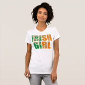 T-shirt Irlandaise Jour de la Saint Patrick fille (Devant entier)