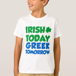 T-shirt Irlande Aujourd'hui Grec Demain