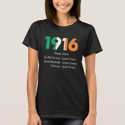 T-shirt Irlande Centenaire de l'élévation de Pâques 1916 R (Devant)