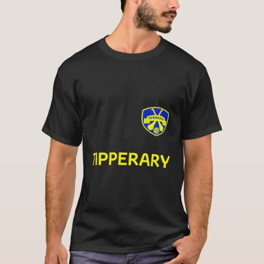 T-shirt Irlande Comté Tipperary Football Et Hurling (Devant)