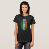 T-shirt Irlande Drapeau Empreinte C'est dans mon ADN Cadea (Devant entier)