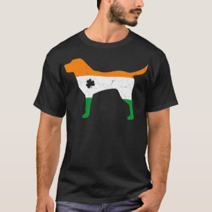 T-shirt Irlande Drapeau irlandais Labrador Retriing Dog St