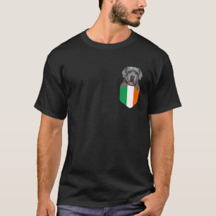 T-shirt Irlande Drapeau Napolitain Mastiff Chien Dans La P