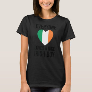 T-shirt Irlande Drapeau Tout Le Monde Aime Un Beau Irlanda