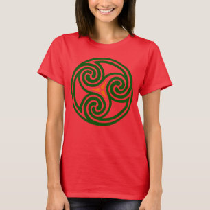 T-shirt Irlande Èire Triskele Triple Spiral Design
