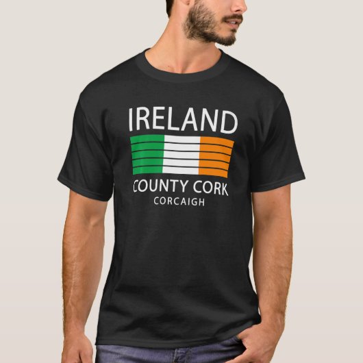T-shirt Irlande Et Irlande Ancestry Comté Cork 8 (Devant)