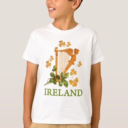 T-SHIRT IRLANDE HARP (Devant)